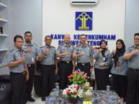 Kakanwil Kemenkumham Sulteng Terima Kunjungan Tim Inspektorat Jenderal Kemenkumham